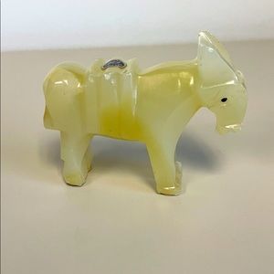 SALE! Onyx Hand Carved Donkey Burro Made in Mexico